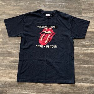 Vintage vtg inspired 1972 The Rolling Stones band tour shirt t-shirt M